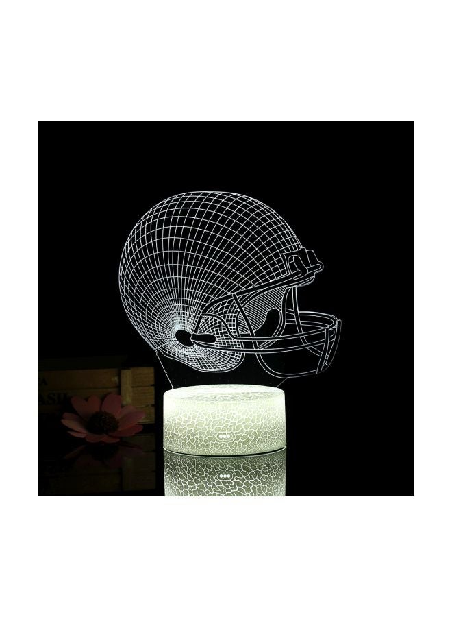 3D Helmet LED Night Light Multicolour 21.50x5.30x15cm - Image 2