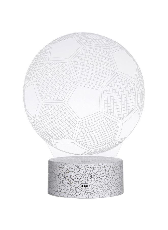 3D Soccer LED Night Light Multicolour 21.50x5.30x15cm - Image 1