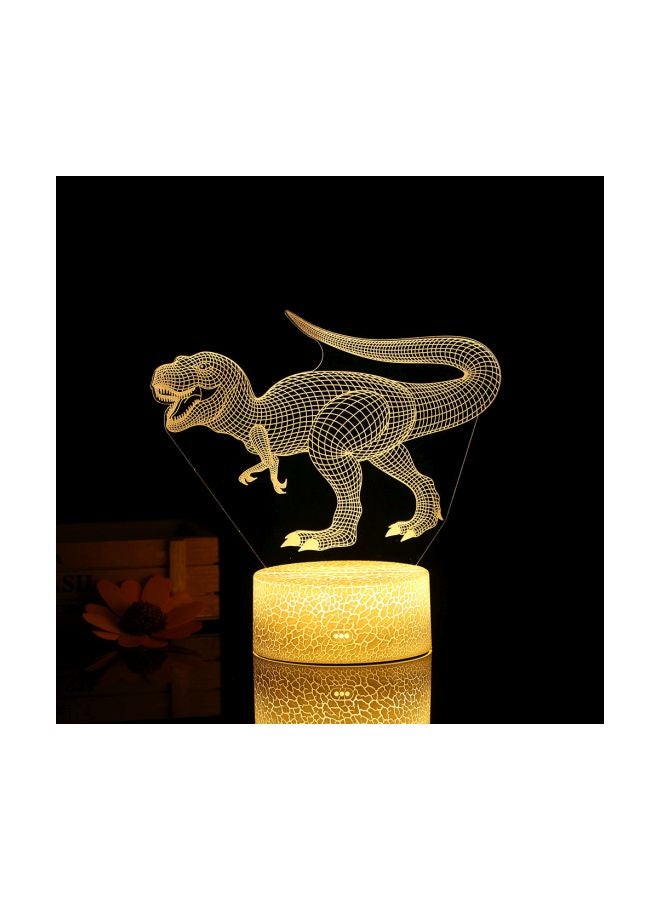 Generic - 3D Dinosaur Shaped LED Night Light White 21.50x5.30x15cm - Image 1