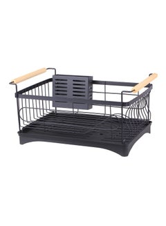 Stainless Steel Rack Black 48.00x22.00x33.00cm