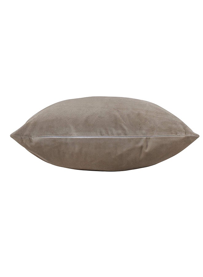 REGAL IN HOUSE - 6-Piece Solid Pattern Decorative Pillow velvet Grey 65 x 65cm - Image 1