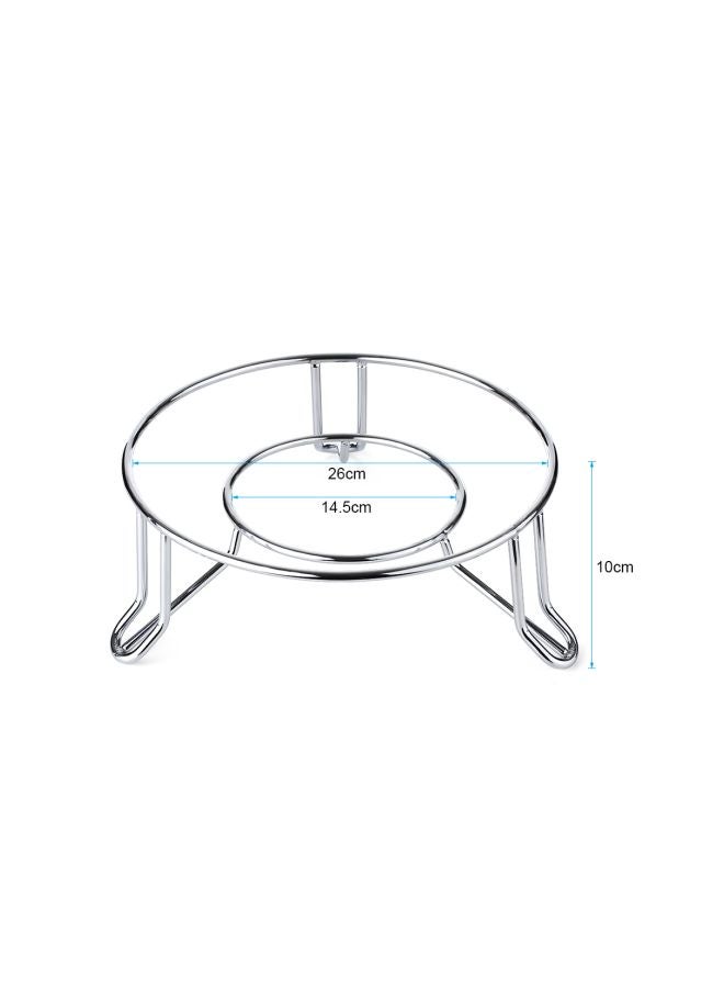 Chrome Plated Pot Rack Chrome 30x10x30cm - Image 3