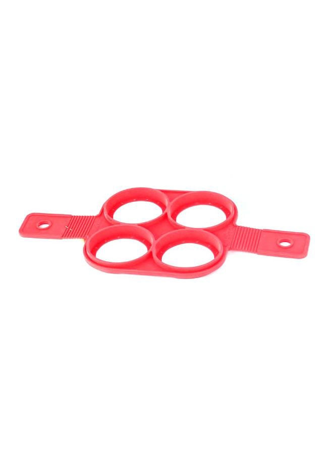 قالب من السيليكون لصنع البان كيك أحمر 12سم