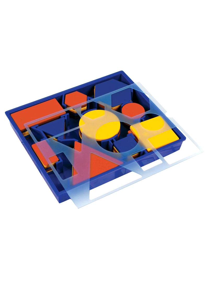 Learning Resources - 60-Piece Attribute Blocks Desk Set - Image 1