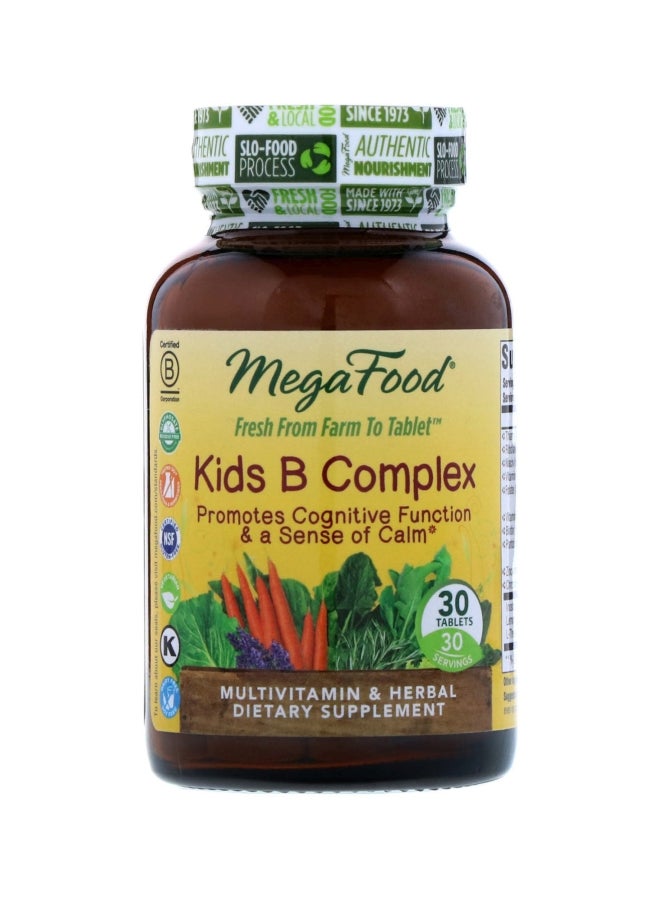 Kids B Complex Dietary Supplement- 30 Tablet