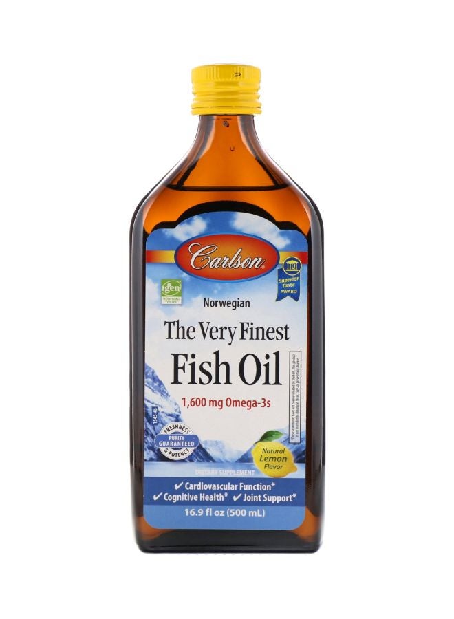 Carlson Labs The Very Finest Fish Oil 1600 Mg Dietary Supplement 