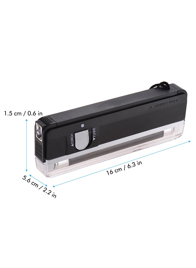 Generic 2-In-1 Portable Mini Money Detector With Uv Light Flashlight Multicolour  - Image 2