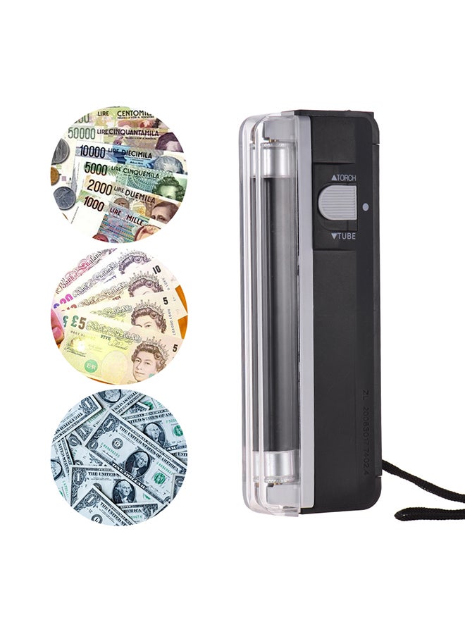 Generic 2-In-1 Portable Mini Money Detector With Uv Light Flashlight Multicolour  - Image 3