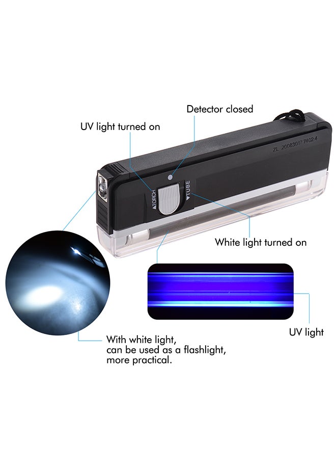 Generic 2-In-1 Portable Mini Money Detector With Uv Light Flashlight Multicolour  - Image 4