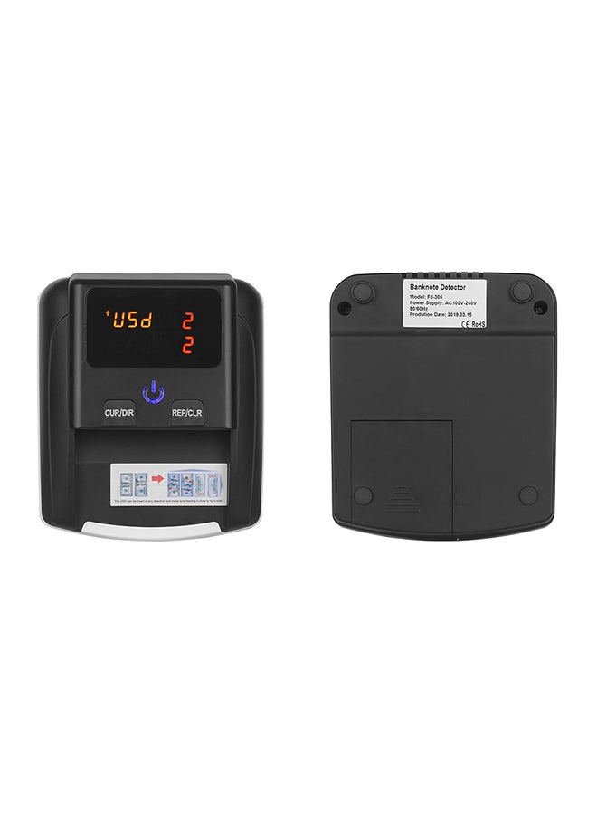 Generic Portable Small Banknote Bill Detector For Usd Euro Black  - Image 2