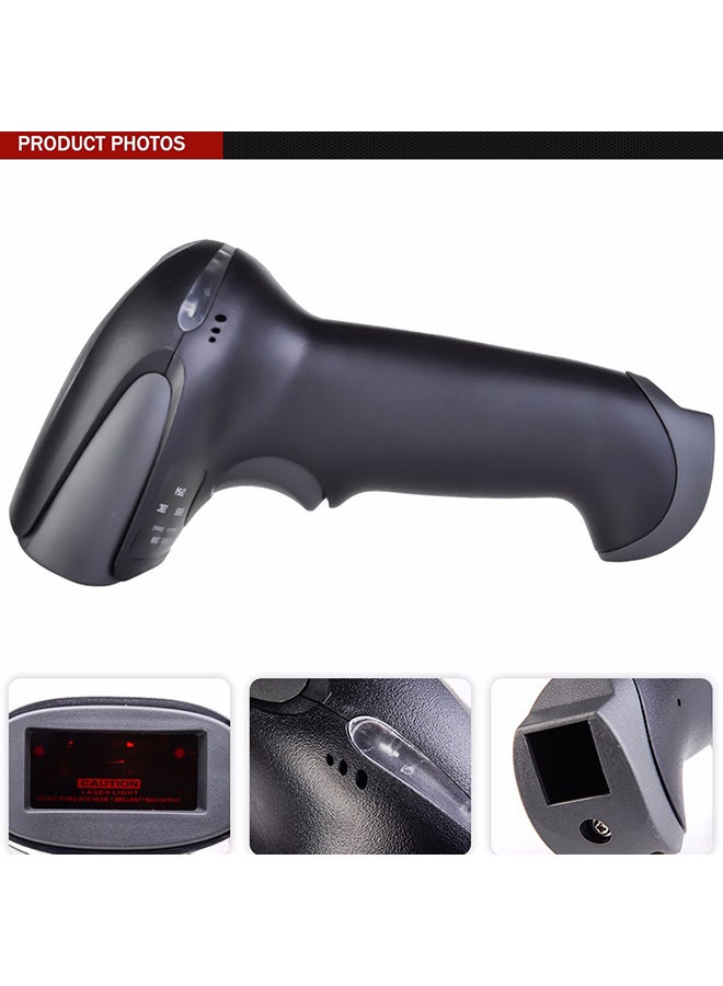 ماسح باركود محمول باليد أسود - Image 5