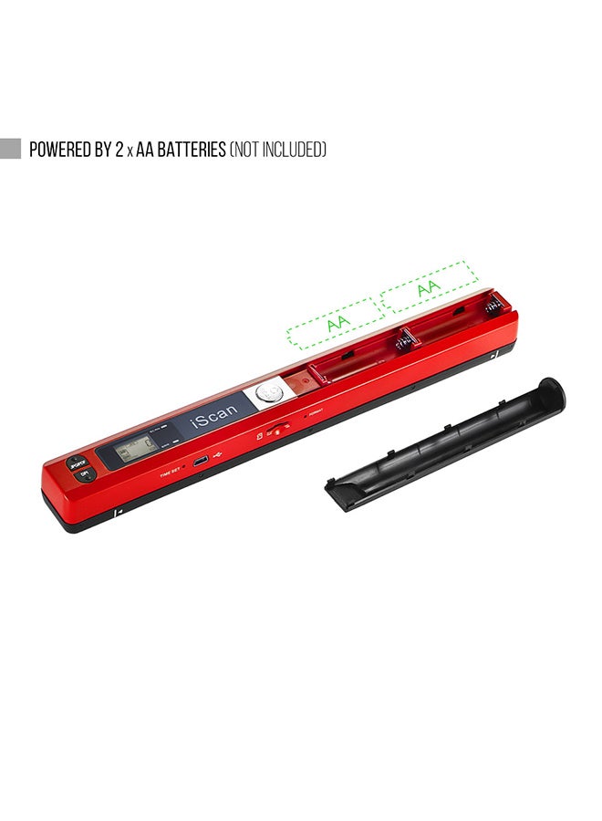 Generic Potable Wireless Barcode Scanner Red  - Image 4