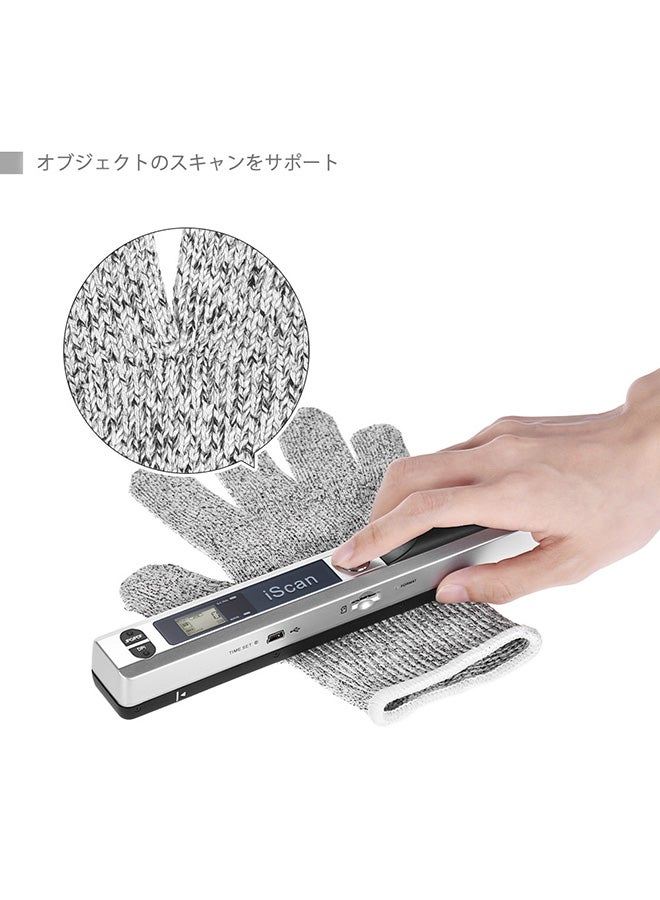 ماسح باركود لاسلكي محمول فضي - Image 4