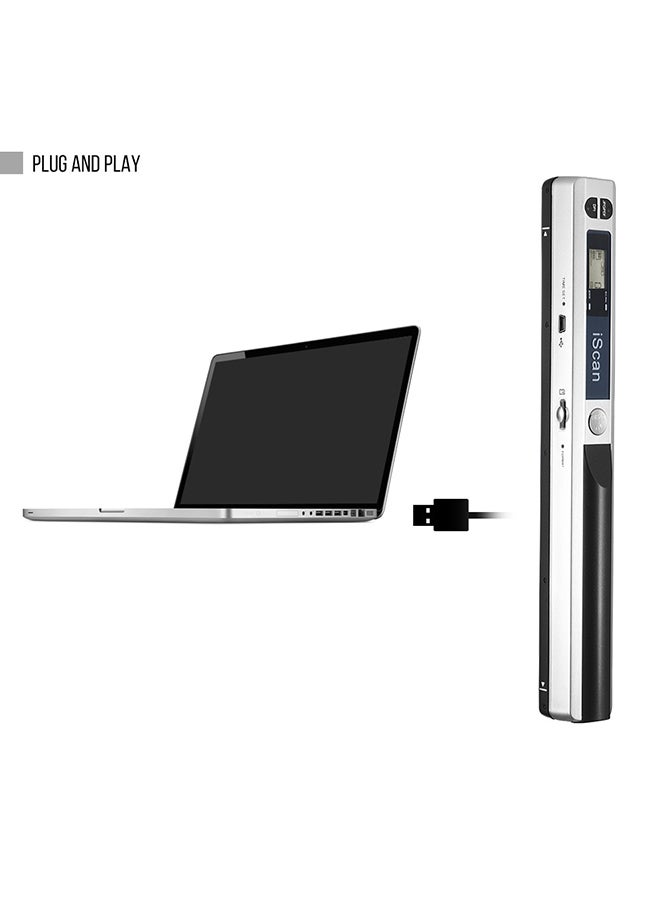 ماسح باركود لاسلكي محمول فضي - Image 2