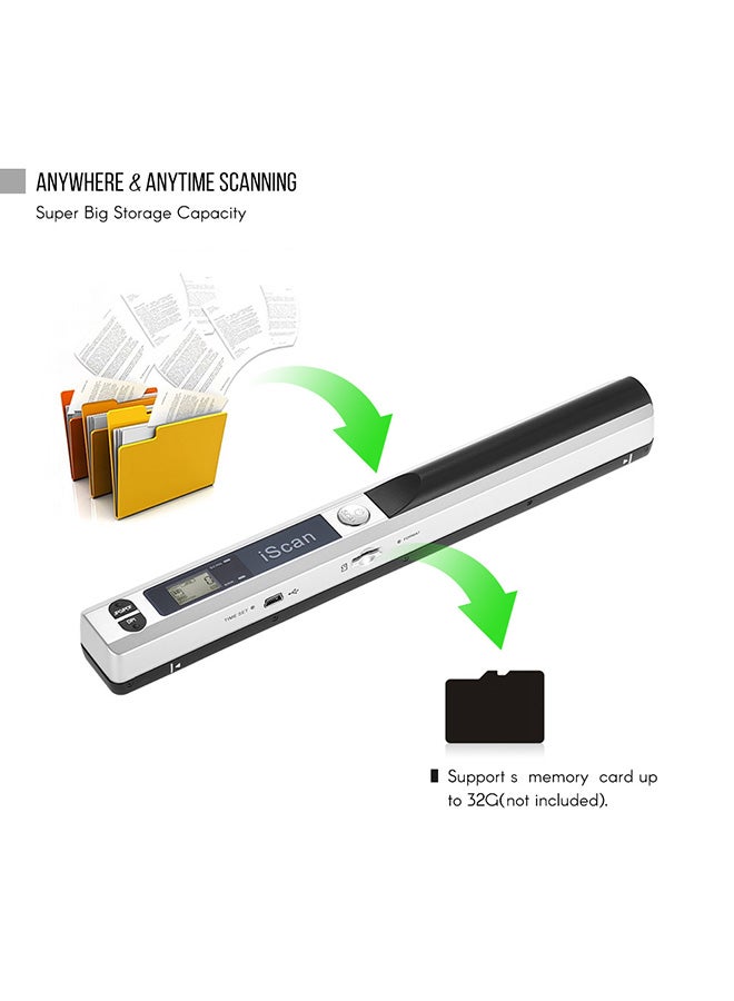 ماسح باركود لاسلكي محمول فضي - Image 5