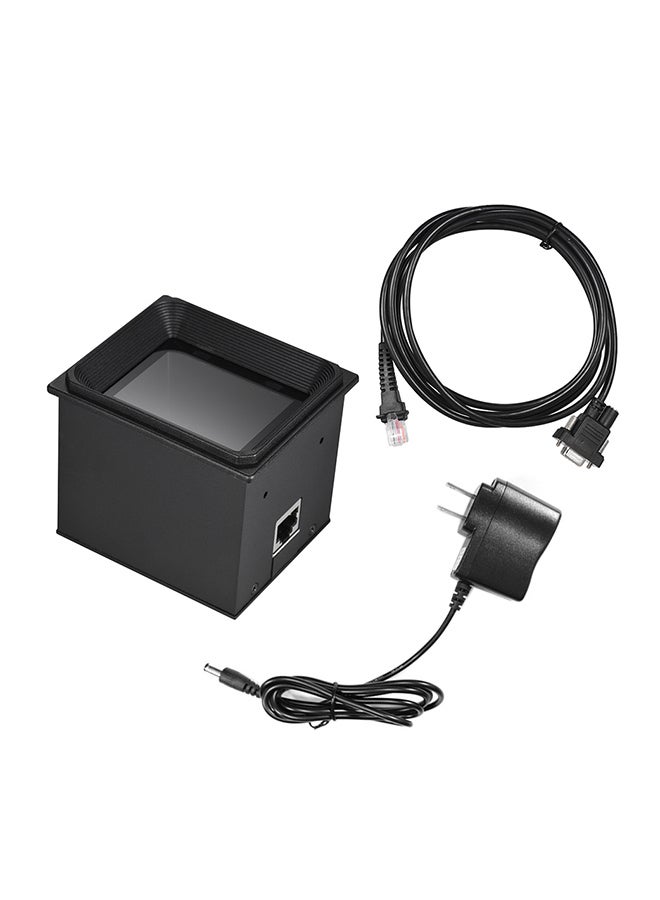 أيبيسي - ماسح باركود ضوئي بوحدة مدمجة 2D/Qr/1D مع كابل USB أسود - Image 1