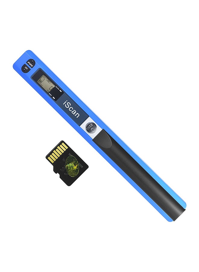 Generic Potable Wireless Barcode Scanner Blue 