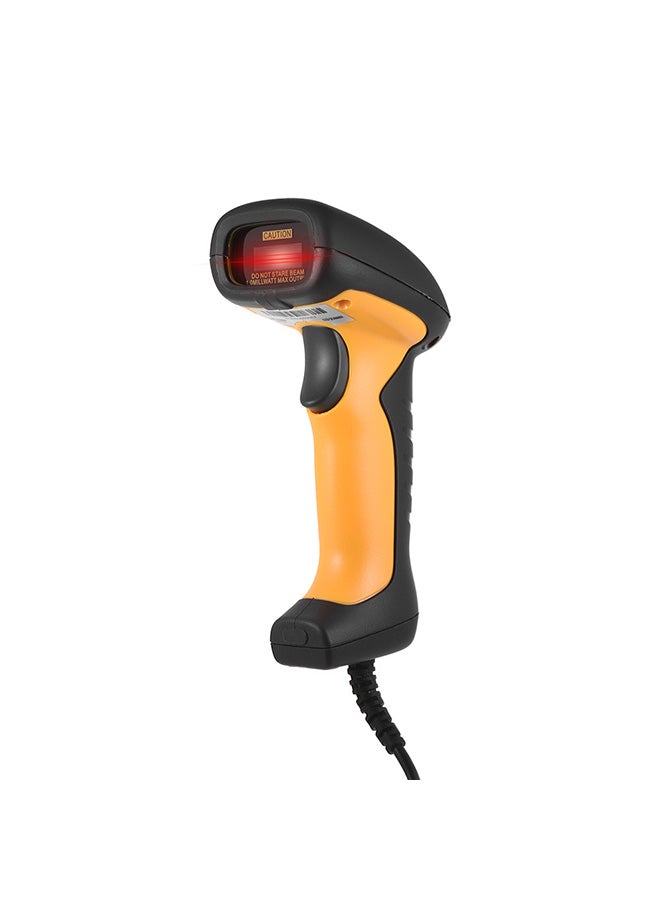 Generic Handheld Barcode Scanner Black/Yellow  - Image 2
