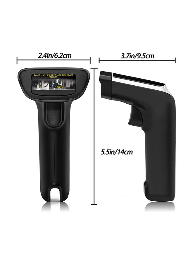 Potable Wireless Barcode Scanner Black - Image 4