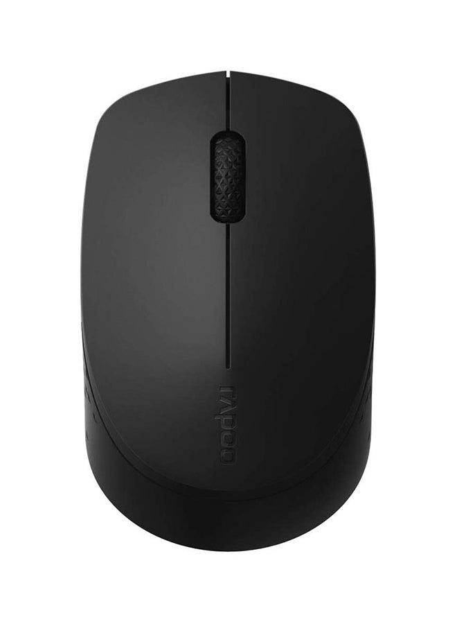 Rapoo - M100 Silent Multi-Mode Wireless Mouse Black - Image 1
