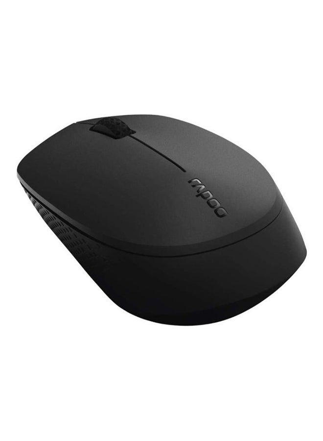 Rapoo - M100 Silent Multi-Mode Wireless Mouse Black - Image 1