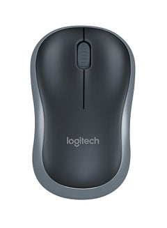 Logitech M185 Wireless Mouse, 2.4GHz with USB Mini Receiver, 12-Month Battery Life, 1000 DPI Optical Tracking, Ambidextrous, Compatible with PC, Mac, Laptop - Grey  - Image 1
