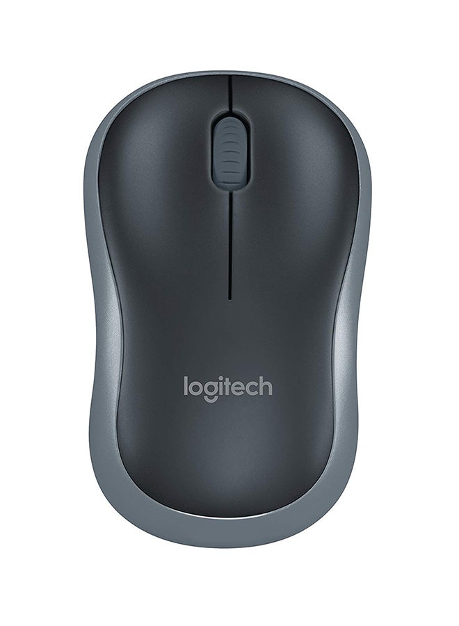 Logitech - M185 Wireless Mouse, 2.4GHz with USB Mini Receiver, 12-Month Battery Life, 1000 DPI Optical Tracking, Ambidextrous, Compatible with PC, Mac, Laptop - Grey - Image 1