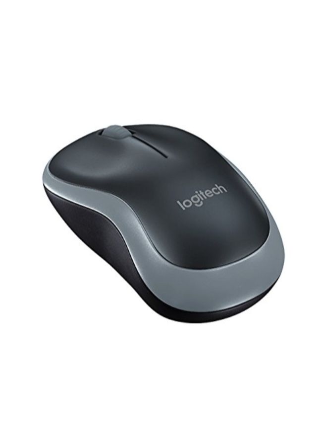 Logitech - M185 Wireless Mouse, 2.4GHz with USB Mini Receiver, 12-Month Battery Life, 1000 DPI Optical Tracking, Ambidextrous, Compatible with PC, Mac, Laptop - Grey - Image 1