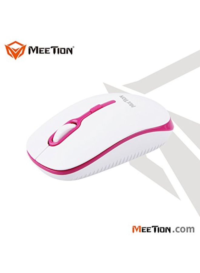 Meetion R547 USB Mouse White/pink - Image 3
