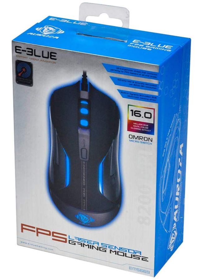 E-blue Laser Sensor Gaming Mouse Black - Image 4