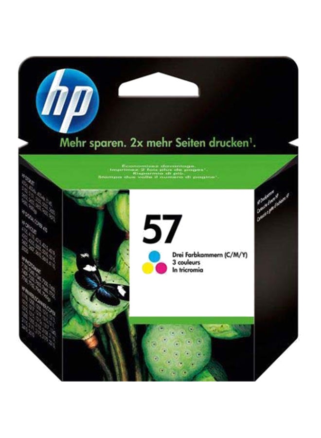 HP 57 Tri-Colour Cartridge Inkjet Multicolour 