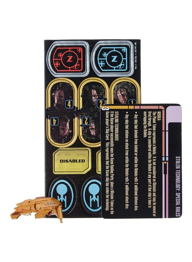 نيكا لعبة لوحية مصغرة Nistrim Raider Star Trek Attack Wing طراز WZK71282 - Image 1