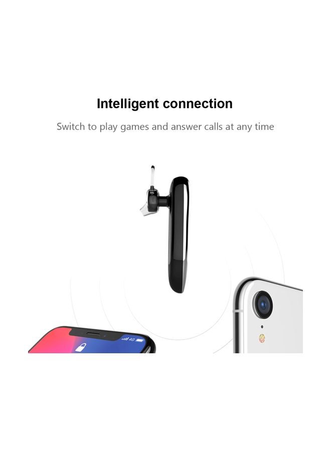 In-Ear Bluetooth Headphones With Mic White/Silver - Image 4