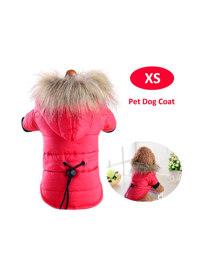 Winter Warm Puppy Jacket red 20X5X15cm - Image 2