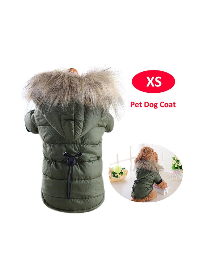 Winter Warm Puppy Jacket green 25X5X20cm - Image 2