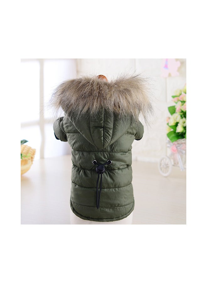 Generic Winter Warm Puppy Jacket green 20X5X15centimeter  - Image 3