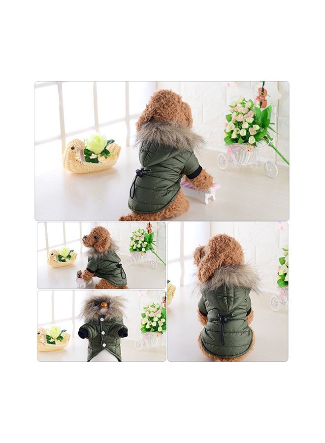 Generic Winter Warm Puppy Jacket green 20X5X15centimeter  - Image 4