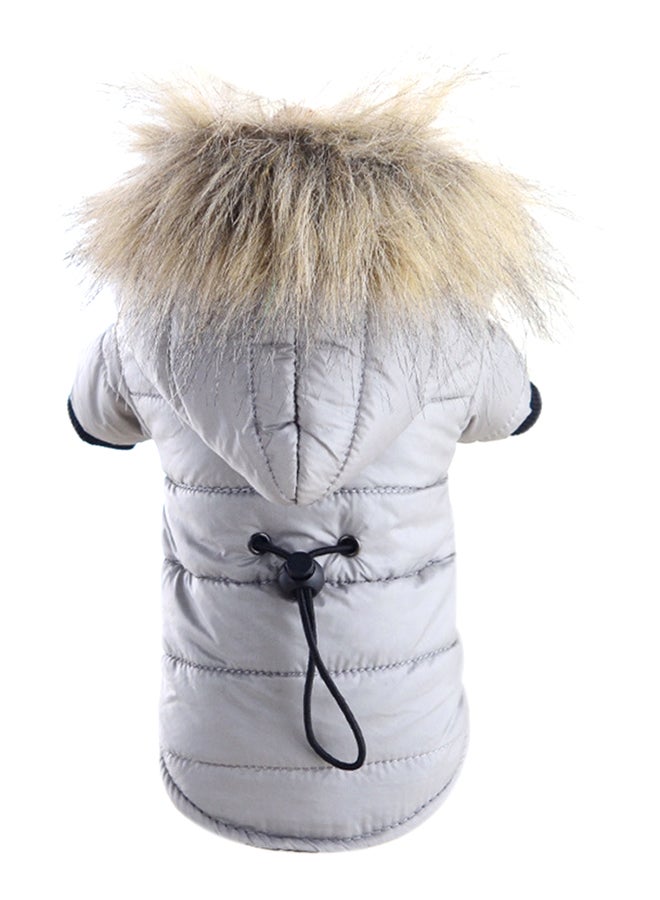 Winter Warm Puppy Jacket grey 20X5X15cm - Image 1