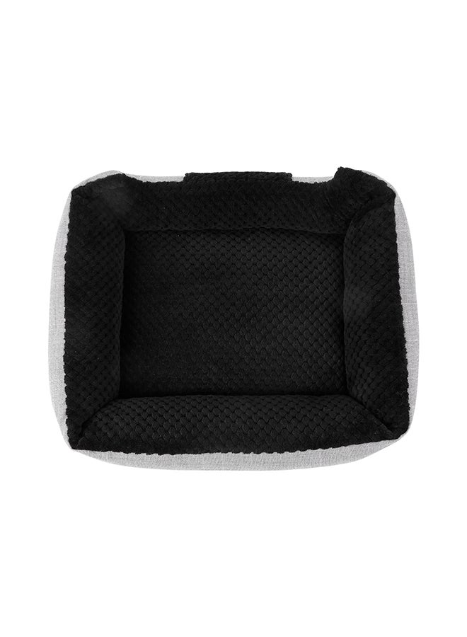 سرير جراء مريح وقابل للغسل أسود 37X13X30سم - Image 2