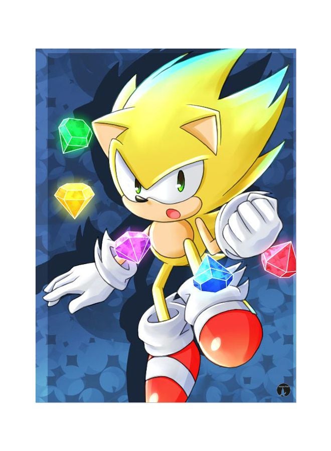 BP Sonic Printed Mouse Pad Yellow/Blue/Red