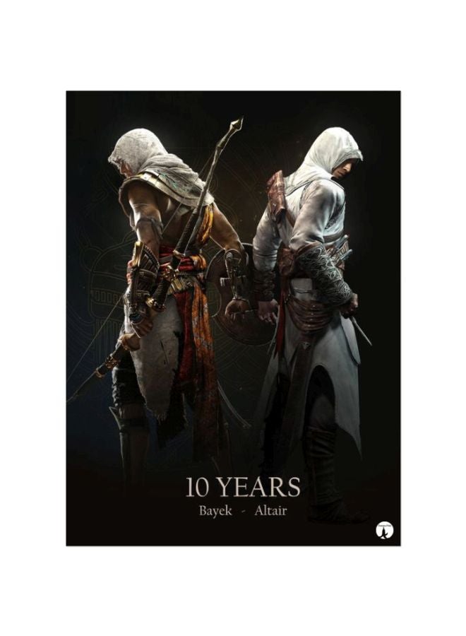 BP Assassin's Creed Printed Mousepad Black/White