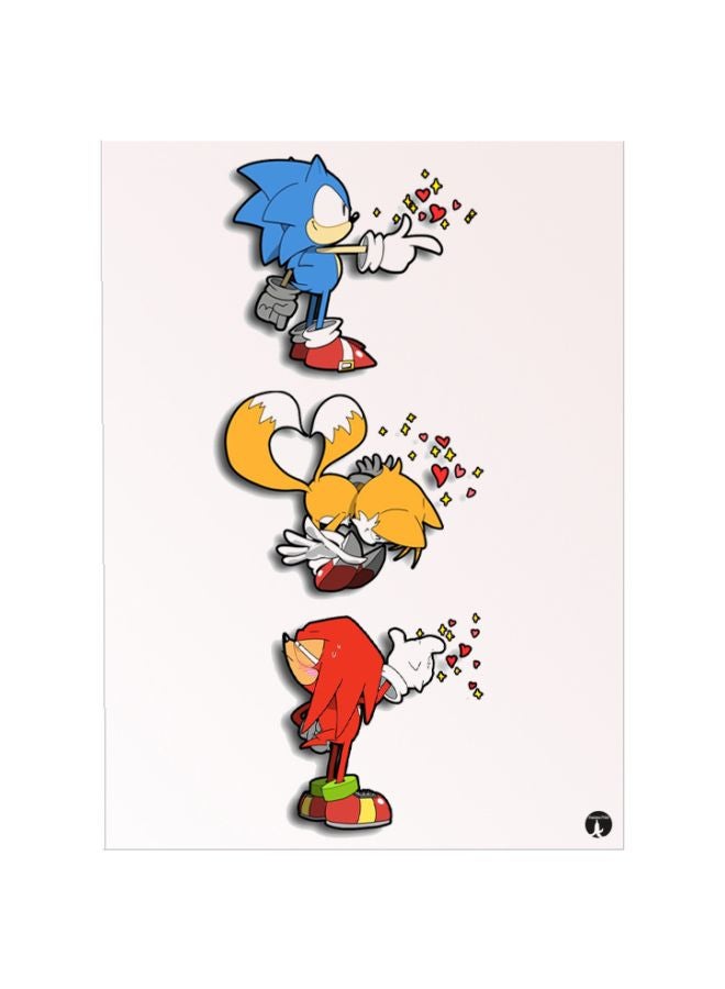BP Sonic Theme Printed Mouse Pad Multicolour