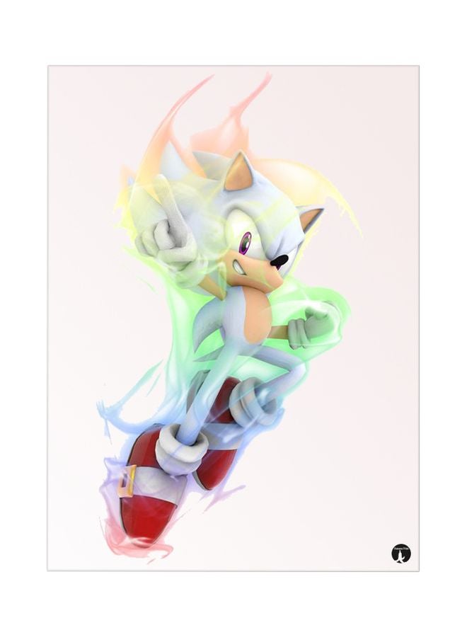 BP Sonic Printed Mousepad Blue/Green/White