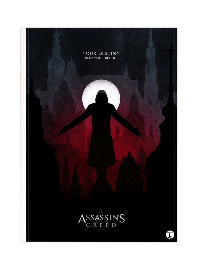 BP Assassin's Creed Printed Mousepad Black/Red/White
