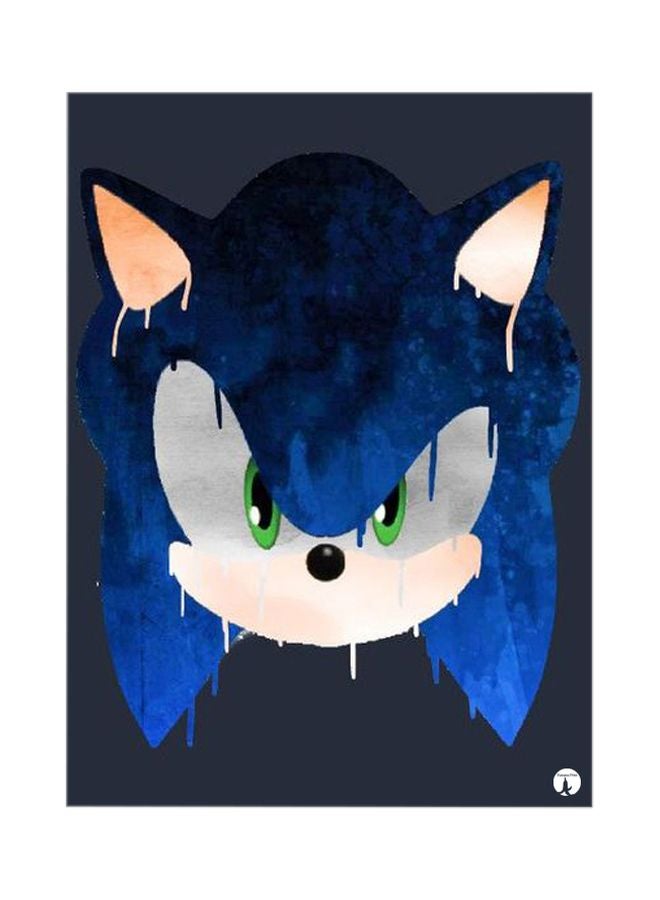 Sonic Printed Mousepad Blue/White/Green
