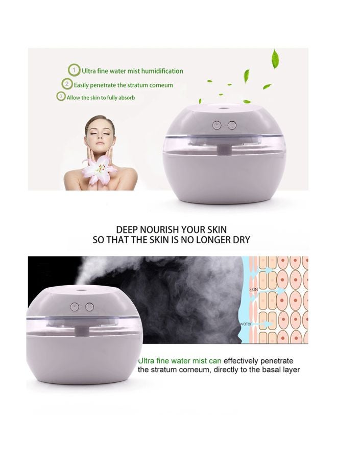 USB Oil Aroma Diffuser Humidifier 3W White - Image 3