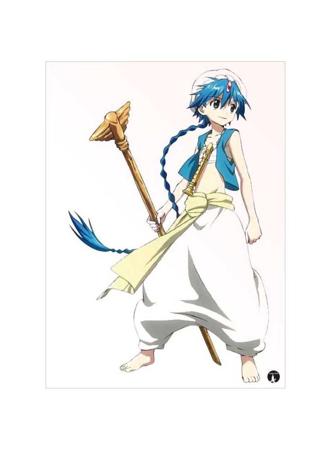 BP Mousepad Of The Animation Magi Printed Mouse Pad Pink/Blue/White