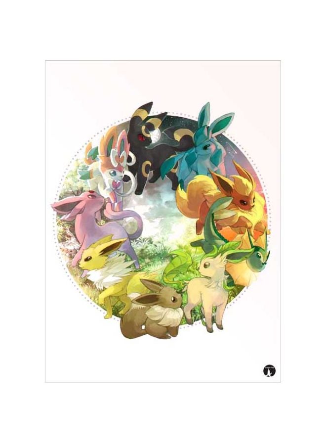 BP Pokemon Printed Mouse Pad Multicolour