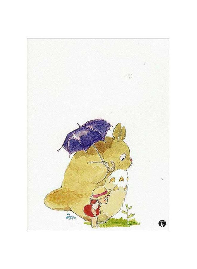 BP Studio Ghibli Printed Mouse Pad Red/Purple/Green