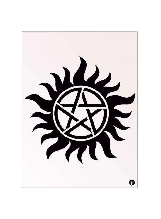 BP Supernatural Printed Mouse Pad White/Black